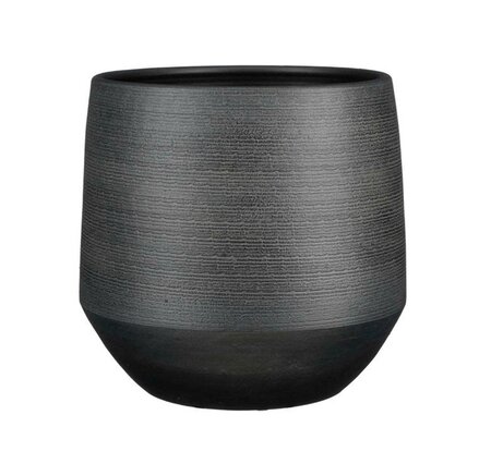 Pot evora d37h34cm zwart