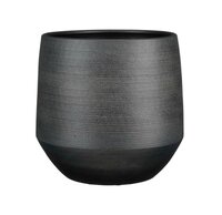Pot evora d37h34cm zwart