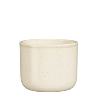 Pot fedor d12.5h10.5cm beige