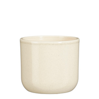 Pot fedor d14h12.5cm beige
