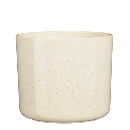 Pot fedor d19h17.5cm beige