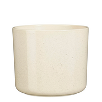 Pot fedor d19h17.5cm beige