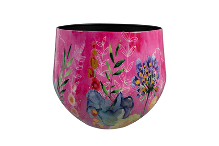 Pot fiesta d33h28cm fuchdia