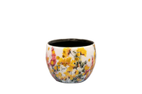 Pot floral d9h7cm wit