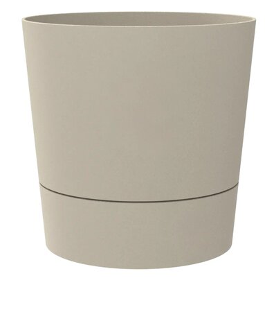 Pot foss d35cm paddenstoel beige