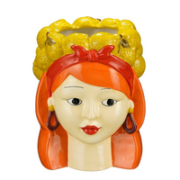 Pot funny d19.5h24.5cm geel