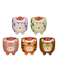 Pot funny d7.5h9cm oranje a5 pdq