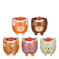 Pot funny d7.5h9cm oranje a5 pdq