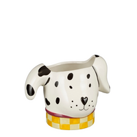 Pot funny hond l20b16h16cm zwart