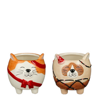 Pot funny kat l9b9h9.5cm beige a2