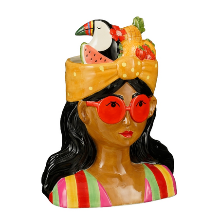 Pot funny l25b16.5h31cm oranje