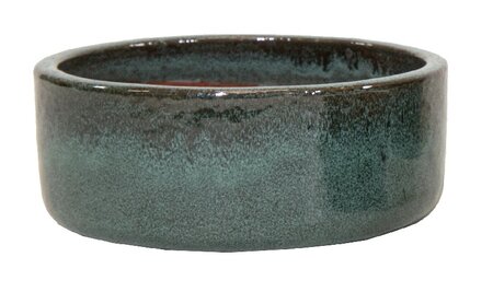 Pot glazuur egg d28h22.5cm groen