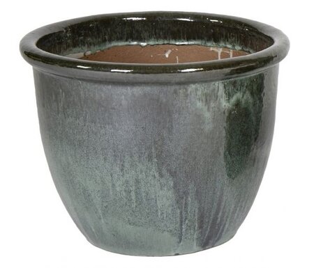 Pot hp001 glazuur d30h25cm groen
