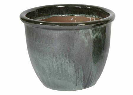 Pot hp001 glazuur d50h39cm groen