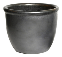 Pot hp001cm d30h25cm mat zwart