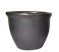 Pot hp001cm d50h39cm mat zwart L