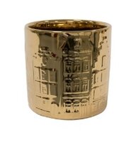 Pot jille houses d7h8cm goud