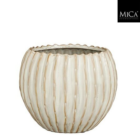 Pot jovi d19h15.5cm wit