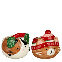 Pot kat l14b14h13.5cm bruin a2