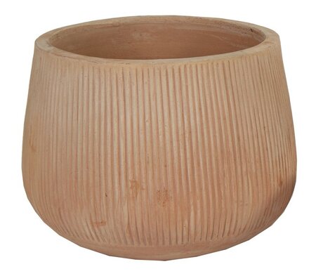 Pot ketel vert rib d22h18 whitewash S