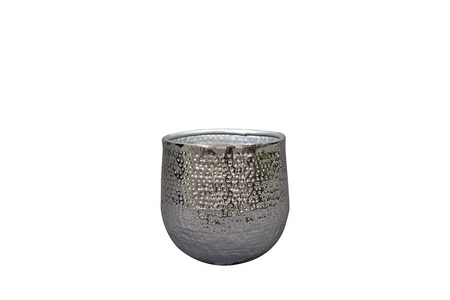 Pot kristy d14h14cm zilver