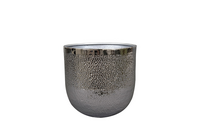 Pot kristy d20h18cm zilver