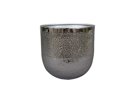 Pot kristy d22h21cm zilver