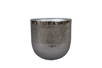 Pot kristy d22h21cm zilver