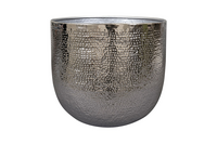 Pot kristy d27h27cm zilver