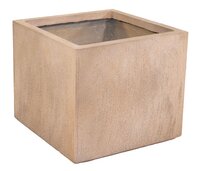 Pot kubus texas d23h23cm zand