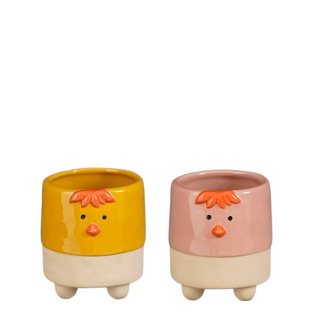 Pot kuiken l8b7.5h8.5cm gl/rz a2