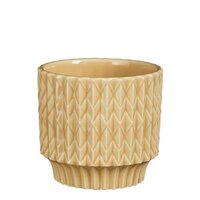 Pot lauria d12h11cm l.bruin