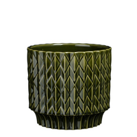 Pot lauria d17,50h16cm d.groen