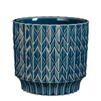 Pot lauria d19h18cm blauw