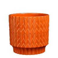 Pot lauria d19h18cm oranje