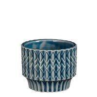 Pot lauria d7.5h6cm blauw
