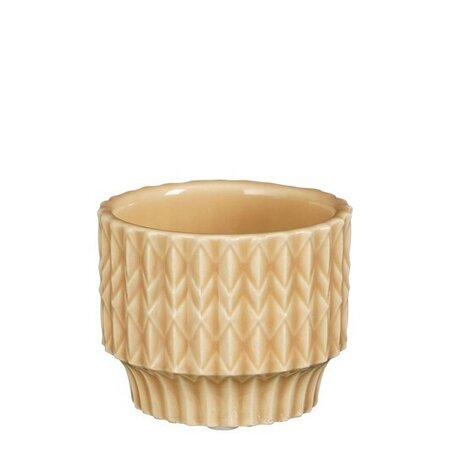 Pot lauria d7.5h6cm l.bruin