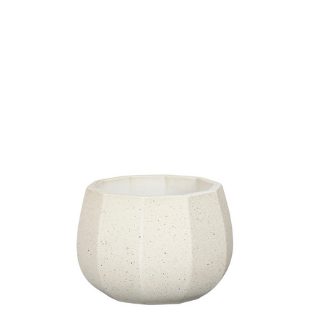 Pot lennart d12h9cm creme
