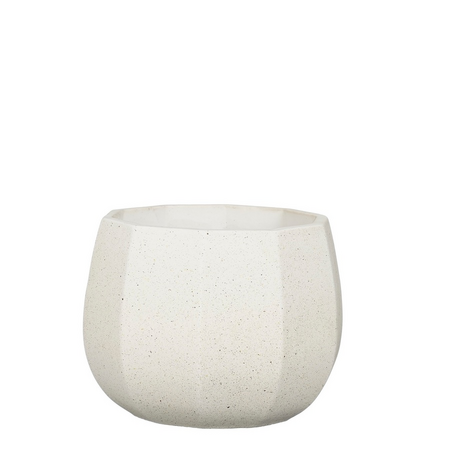 Pot lennart d14.5h11cm creme