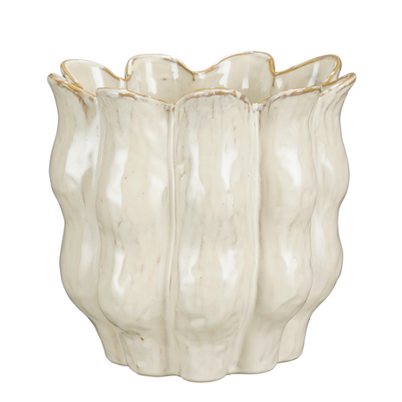 Pot lola d25h24cm off white