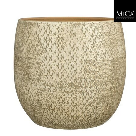 Pot madeira d32h32cm creme