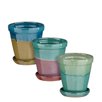 Pot madrid d16h17cm petrol a3