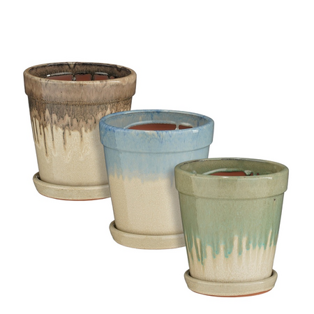 Pot madrid d22h24cm l.blauw a3