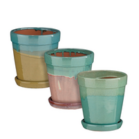 Pot madrid d22h24cm petrol a3