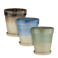 Pot madrid d38h44cm l.blauw a3