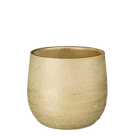 Pot marcus d21h19cm champagne