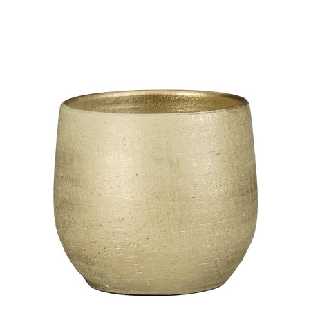 Pot marcus d29h25cm champagne