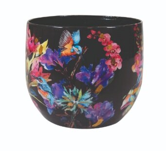 Pot midnight bloom d17h15cm
