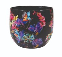 Pot midnight bloom d17h15cm
