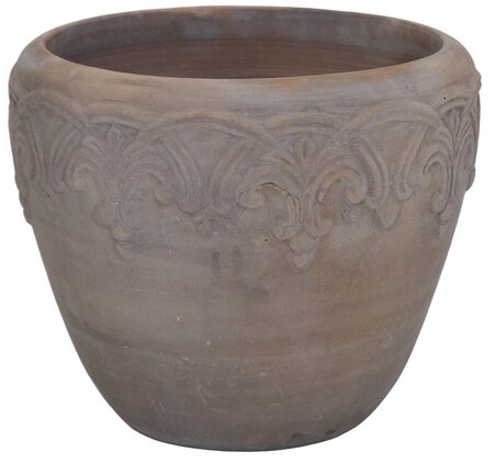 Pot mystic wervel d50h38cm bruin